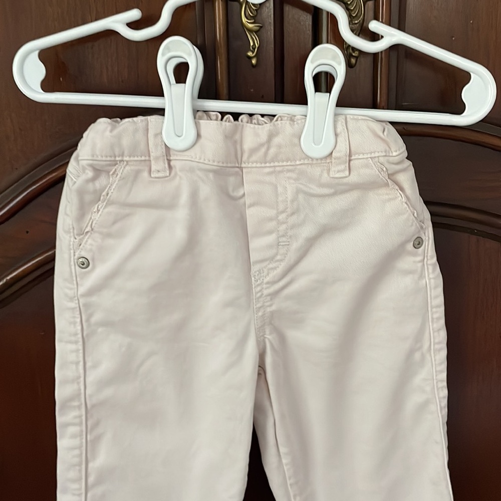 Tartine et Chocolat Girls 3A Light Pink Pants French Designer Toddler Trousers - Picture 2 of 4